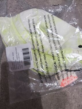 Kids Short Sleeve Tee in Lime Green with Contrast Stitching